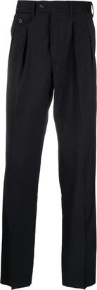 Pleated-Waist Chino Trousers