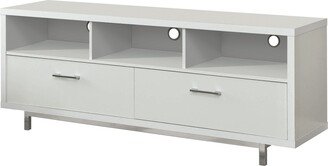 2 Drawers and Open Shelf TV Console