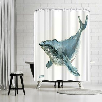 71 x 74 Shower Curtain, Humpback Whale 4 by Suren Nersisyan