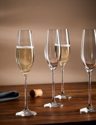 Set of 4 Maxim Champagne Flutes