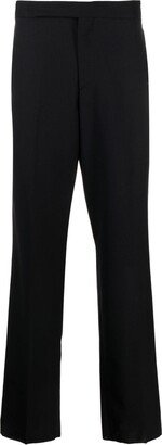 High-Waisted Wool Trousers