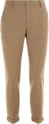 Mid-Rise Slim Cut Pants-AA