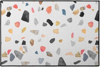 Door Mats: Treasure Of Terrazzo - Multi Door Mat, Multicolor