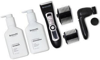 Sebastian Brocchi Brocchi Electric Facial Brush, Trimmer, Moisturizing Face Wash & Shave Lotion Bundle-AA