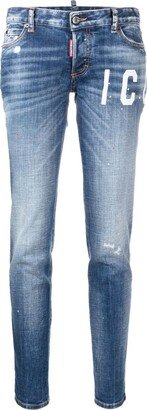 Icon low-rise slim-fit jeans