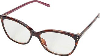 Milena Blue Light Reading Glasses (Dark Havana/Demo Lens) Reading Glasses Sunglasses