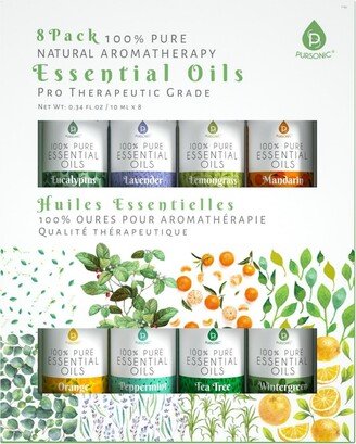 8 pack of 100% Pure Essential Aromatherapy Oils