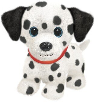 First and Main - Dalmatian Poodle Plush Dog, 7 Inches Sitting