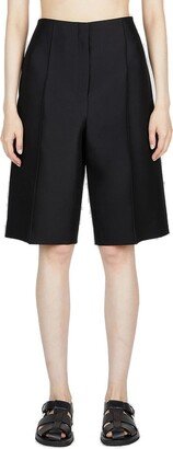 Pleated Bermuda Shorts-AD