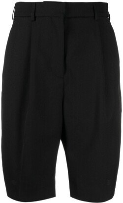 Tailored Knee-Length Shorts-AD