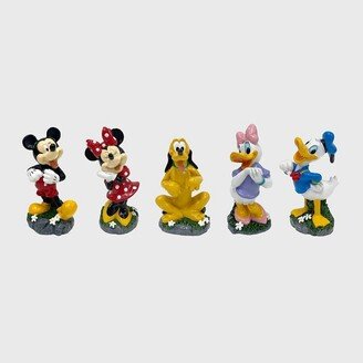 5pk Polyester Mini Garden Statuette Set