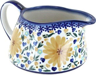 Blue Rose Pottery Blue Rose Polish Pottery Yellow Daisy Gravy Boat