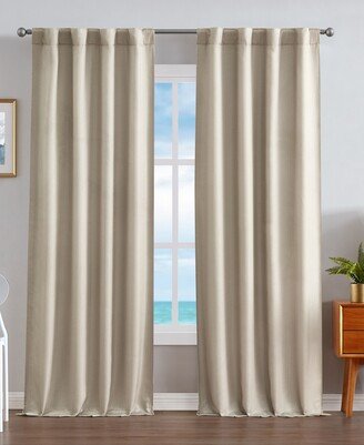 Virginia Ultimate Blackout Back Tab Window Curtain Panel Set, 38 x 108