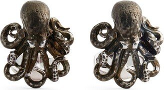 Sterling Silver Octopus Cufflinks