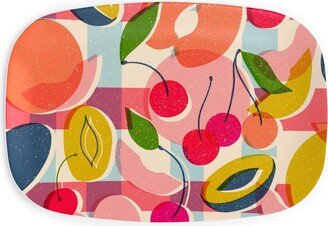 Serving Platters: Summer Fruits - Bright Serving Platter, Multicolor