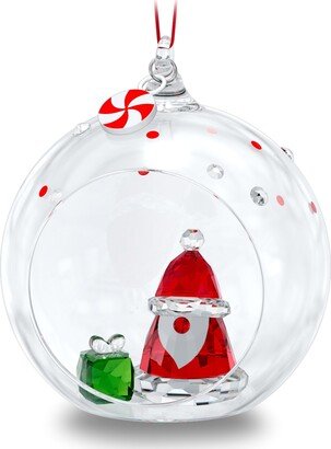 Christmas Holiday Cheers Santa Claus Ball Ornament