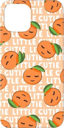 Custom Iphone Cases: Little Cutie - Happy Oranges - Orange Phone Case, Silicone Liner Case, Matte, Iphone 11 Pro Max, Orange