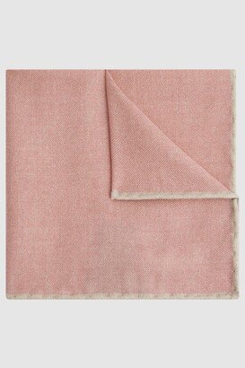 Wool-Silk Blend Pocket Square