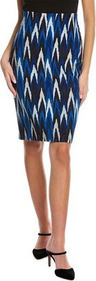 Chloe Wool & Silk-Blend Pencil Skirt