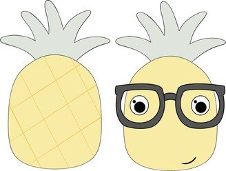 Pineapple 2 With Or Without Glasses Cookie Cutter