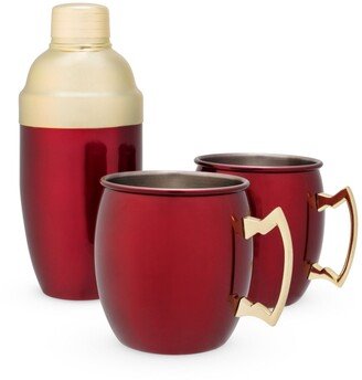 Moscow Mule Mug and Cocktail Shaker, Set of 3