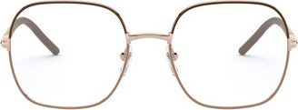 Prada Eyewear Square Frame Glasses-AG