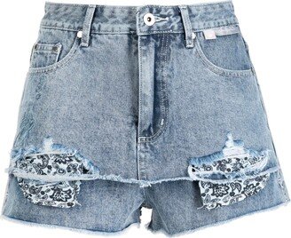 Musium Div. Distressed Denim Shorts-AA