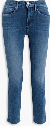 Le Pixie Sylvie cropped mid-rise slim-leg jeans