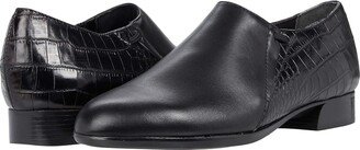 Marteen (Black Leather/Croc) Women's Shoes