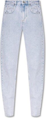 Straight-Leg Mid-Rise Jeans-AC