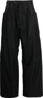 Black Meno Wide-Leg Trousers