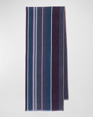 Men's Multi-Stripe Scarf