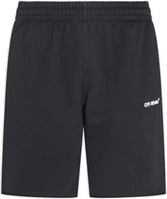 Helvetica Logo Embroidered Track Shorts