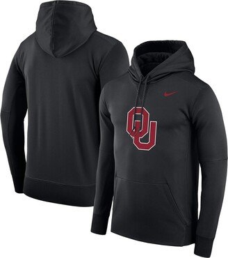 Men's Black Oklahoma Sooners Performance Pullover Hoodie