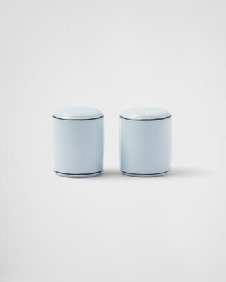 Porcelain Salt And Pepper Set - Celadon