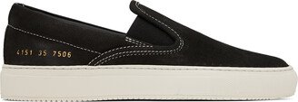 Black Slip-On Sneakers-AA