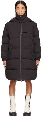 Down Frosted Poplin Long Puffer