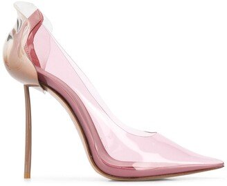 Petalo transparent pumps