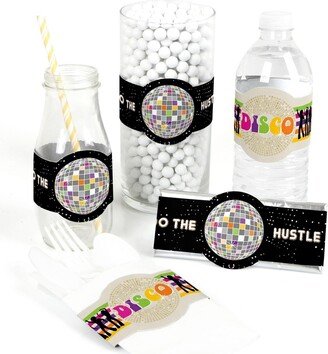 Big Dot Of Happiness 70's Disco - 1970's Disco Fever Party Diy Wrapper Favors and Decorations - 15 Ct