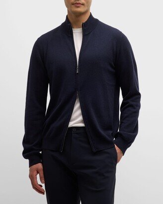 Men's Cashmere Full Zip Sweater