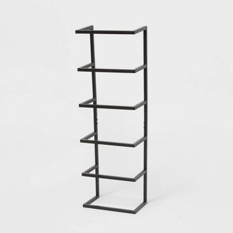 Towel Wall Storage Cabinet Black Metal - Brightroom™