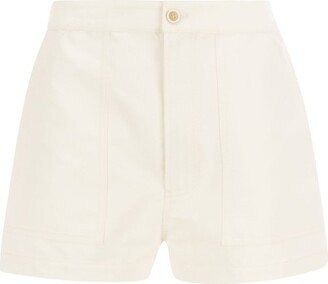 Logo Embroidered Shorts-AA