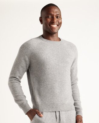 Mongolian Cashmere Waffle Sweatshirt