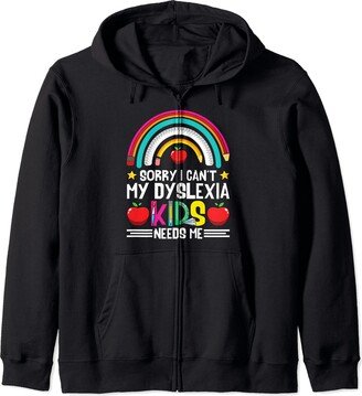 Dyslexia Teacher Must Haves Dyslexia Therapist Dyslexia Teacher Dyslexia Awareness Month Specialist Zip Hoodie