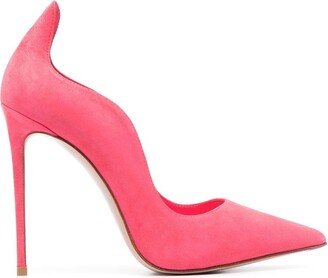 Ivy 110mm suede pumps-AB