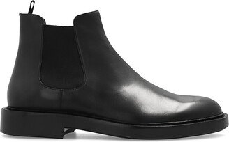 Leather Chelsea Boots - Black-AD