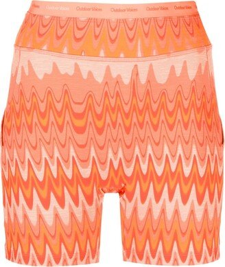 Thrive 5 printed running shorts