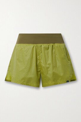 Run Division Layered Ripstop And Dri-fit Shorts - Green