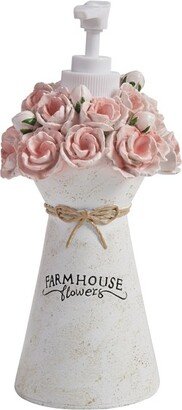 Park Designs Farmhouse Peonies Soap Dispenser