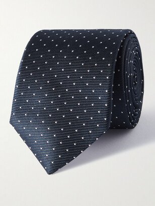 7cm Polka-Dot Silk-Faille Tie-AA